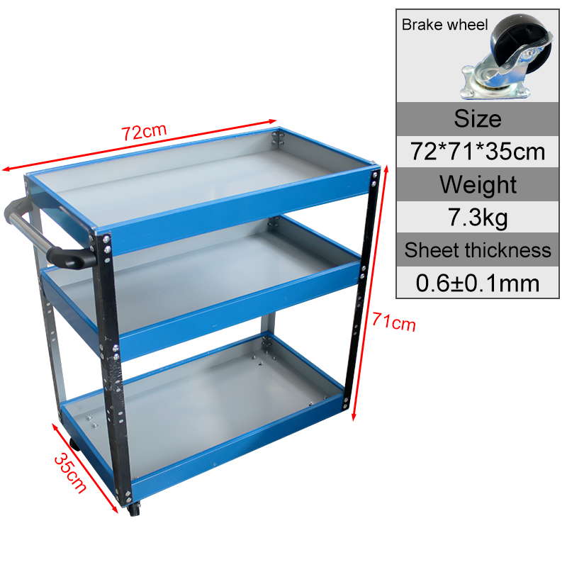 Mechanical Workshop Toolbox Tools Cart Tool Trolley With Wheels Cabinet Organizer Holder Garage Workbench Racks Accessories