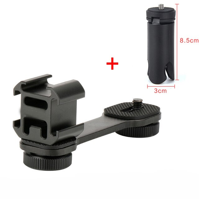 Mount adapter For Gimbal Zhiyun Smooth 4 Snoppa Atom Shoe Mount Adapter Microphone Bracket for DJI Osmo Mobile 3 Osmo Pocket: White