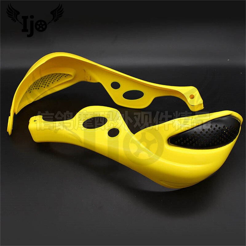 modified motorcycle hand guard Anti fall windproof protector universal 22mm 28mm falling protect moto hand guard: Yellow