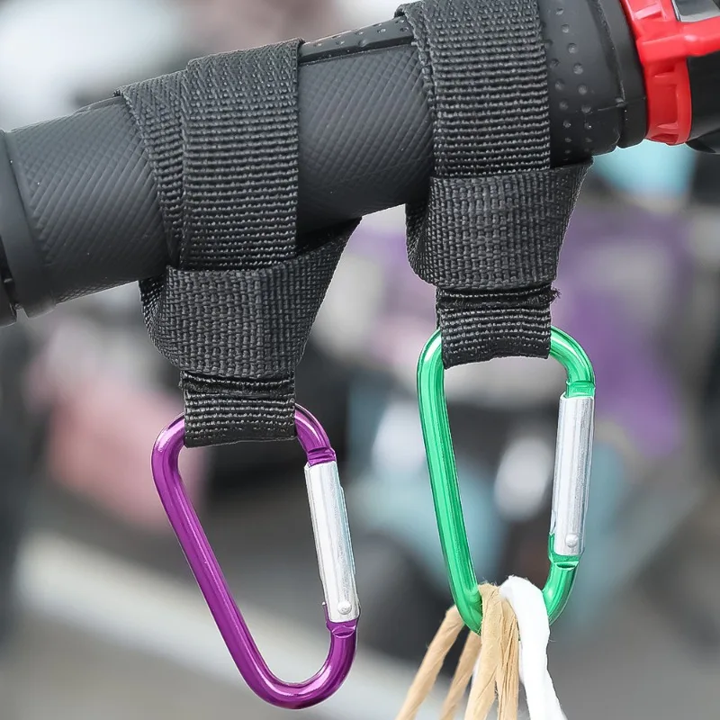 Motorhaak Elektrische Scooter Voorhaak Aluminium Stuurhaak voor Fiets Babywagen Kinderwagen D-haak Hanger