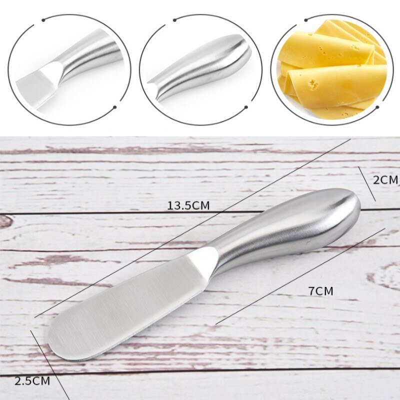 Coltello da burro multifunzione in acciaio inossidabile formaggio Dessert marmellata coltello posate strumento cucina Toast coltello da pane utensili da cucina