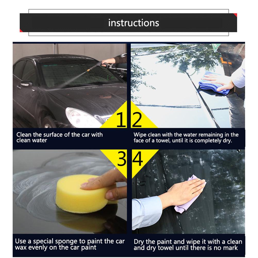 Cera de cristal dura para tapicería de coche, cera para pintura, cuidado reparador para arañazos, mantenimiento, cera para pintura, recubrimiento de superficie, limpiador de sofá