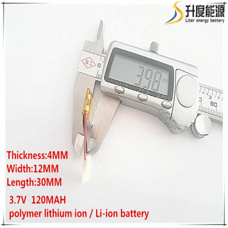 10 stück [sd] 3.7v,120 mah, [ 401230 ] polymer-lithium-ionen-/li-ionen-akku für spielzeug, powerbank, gps-gerät, ,mp3,mp4, , lautsprecher