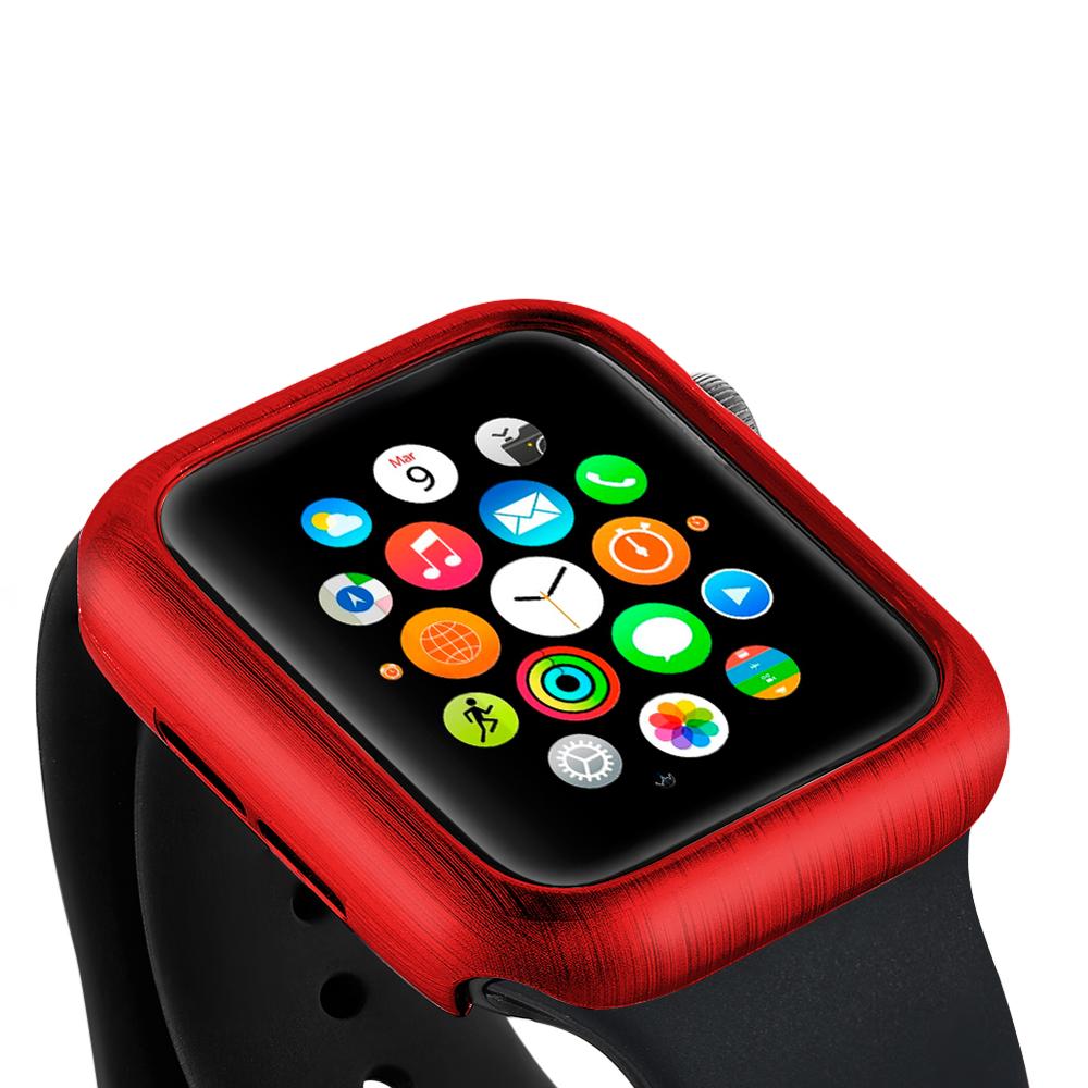 Ur cover cover til apple watch 5/4/3/2/1 40mm 44mm scratch pc matels covers til iwatch series 3 2 42mm 38mm tilbehør