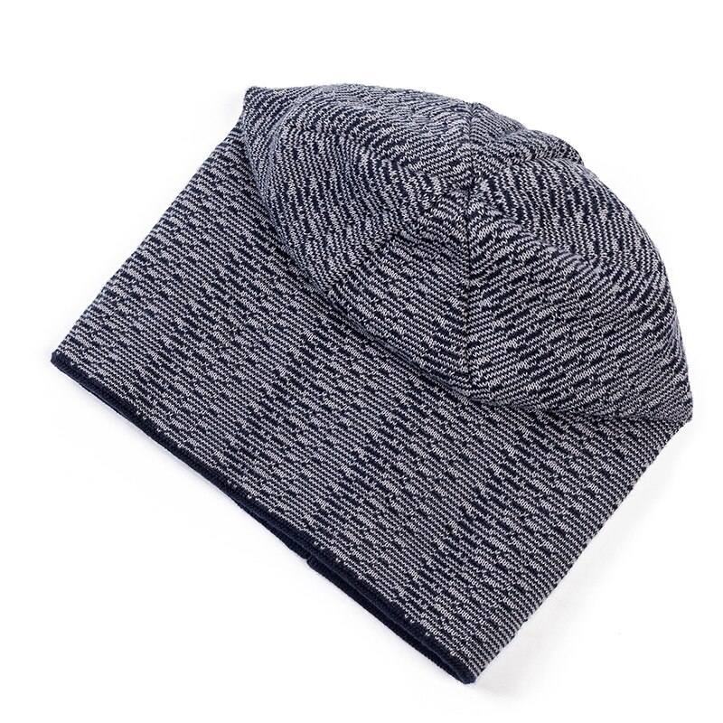 Unisex wintermutsen voor mannen en vrouwen, gemengde kleuren, warme skimuts voor mannen en vrouwen, met bontvoering en gebreide katoenen muts