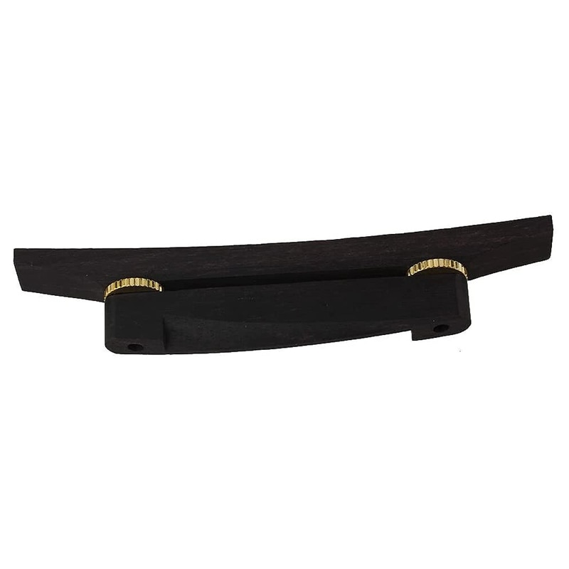 Ajustable de ébano Base de oro Hardware puente flotante para guitarra Jazz Archtop espaÃ a: Default Title
