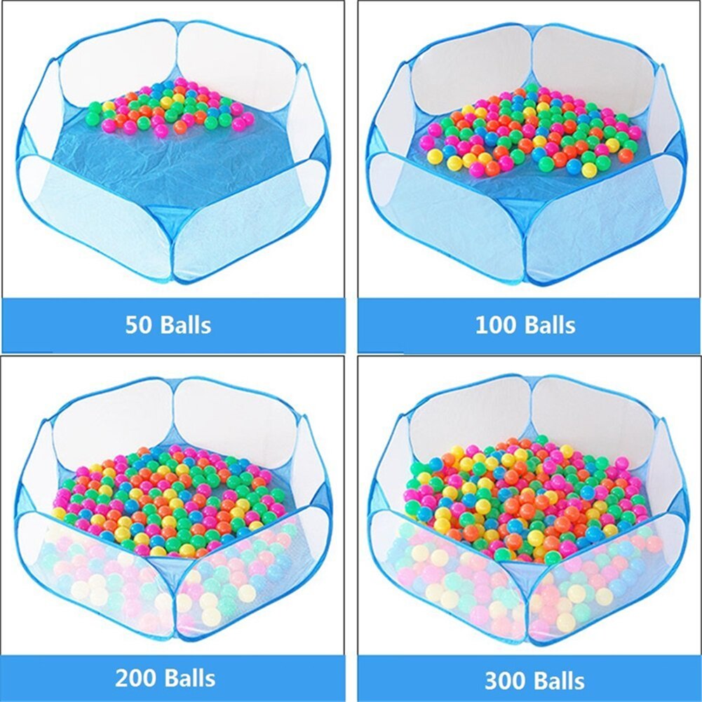 Outdoor Indoor Tragbare Falten Kinder Ozean Ball Pool Mit Tragen Tote Kind Spaß Freizeit Aktivitäten Sicherheit Schutz