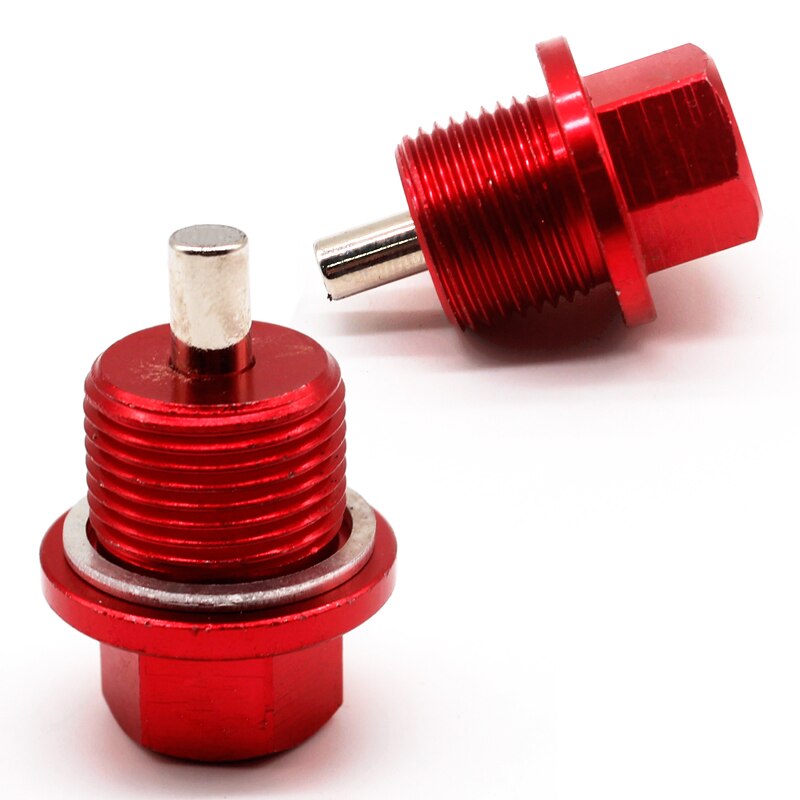 Wysokiej jakości miska olejowa silnika magnetycznego adsorbować zaślepka na śrubę niebieski czerwony m12x1, 25 m14x1, 5 m20x1, 5