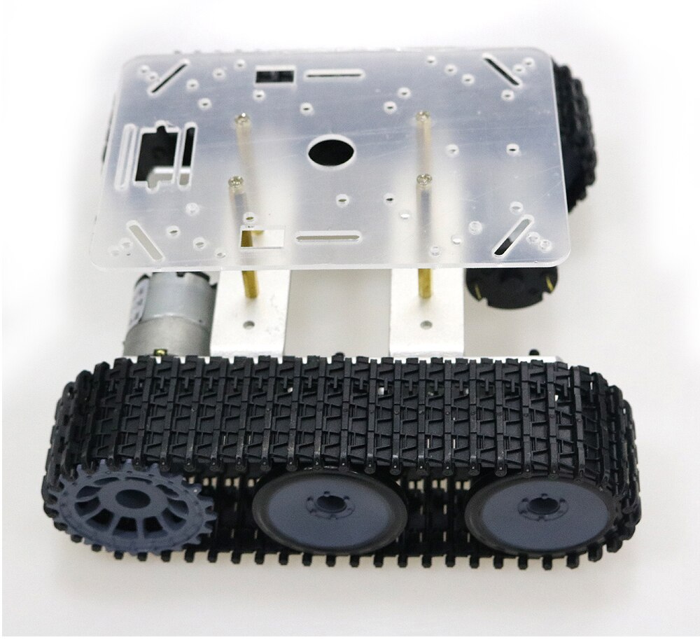 Rc metal robô tanque chassi mini lagarta tp100 lagarta veículo com pista de plástico para arduino diy kit educacional
