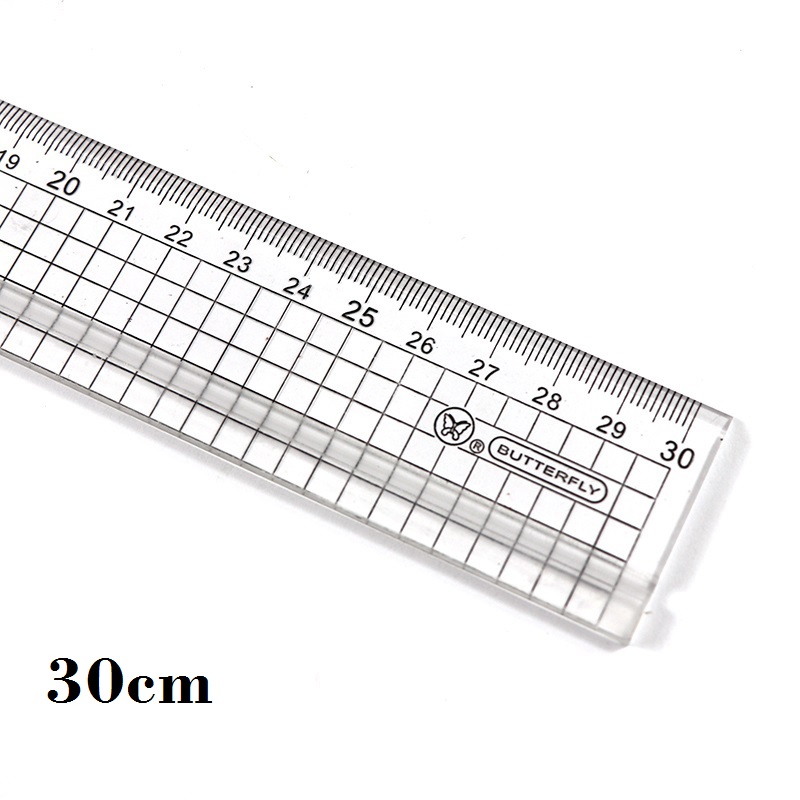Rechte Liniaal met Metalen Staaf Tekening Heerser
