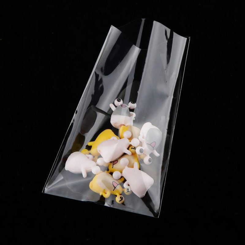 100 x klare cellofan chokolade lollipose , 6cm x 10cm,  plastik