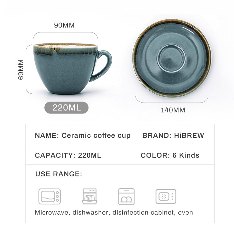 Ceramic espresso cup cappuccino cup