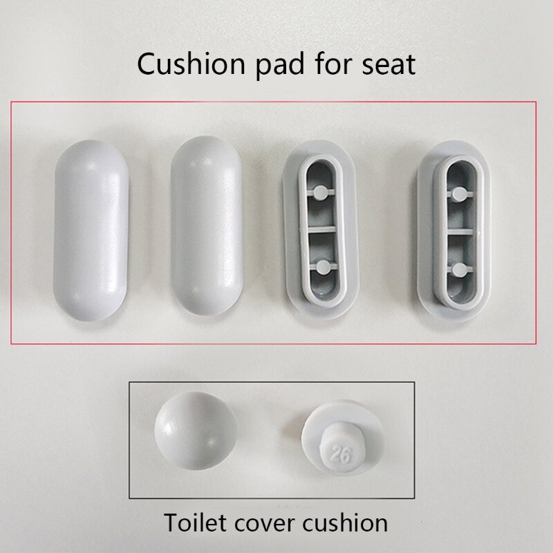 24 Pcs Toilet Seat Bumper/Set Toiletbril Bumper Bu... Grandado