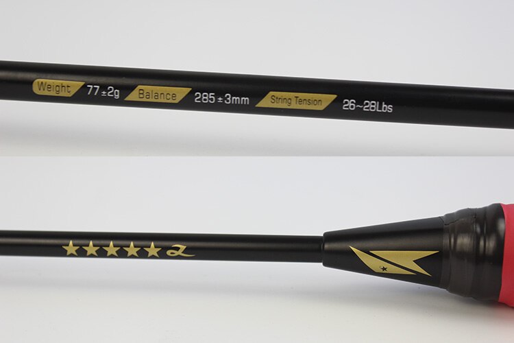 5U authentic badminton racket resistant ultra light full carbon carbon fiber badminton racket 26-28lbs badminton ra