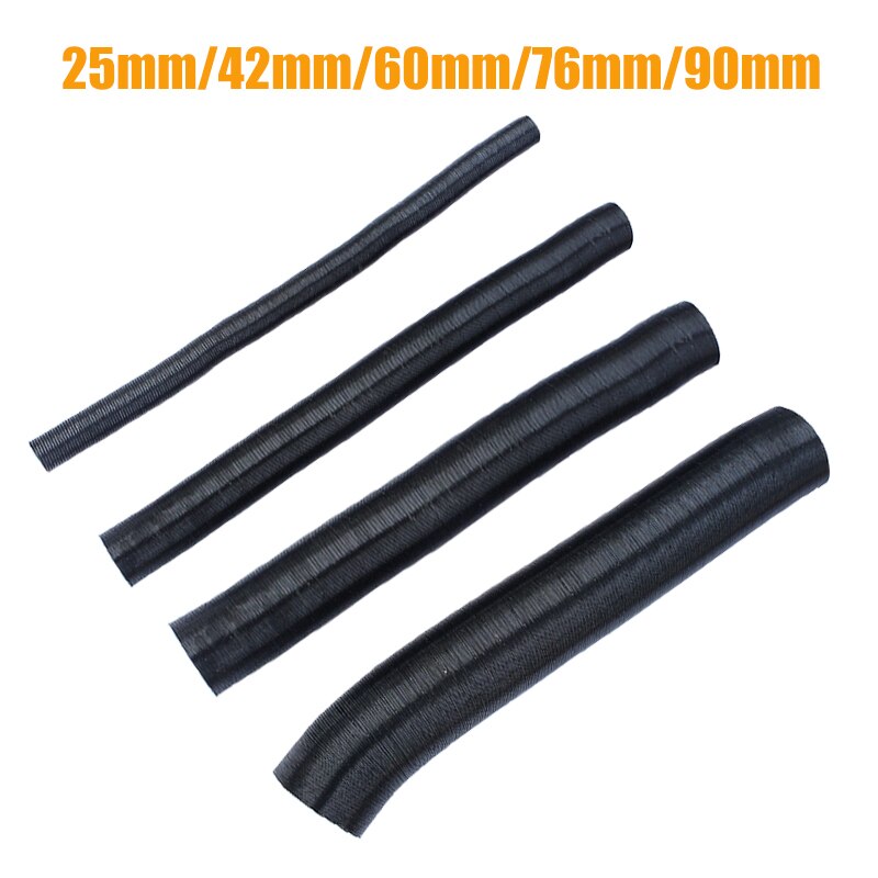 25/42/60/76/90mm Air Intake Outlet Exhaust Stretch Corrugated Hose Pipe Flexible Combustion For Webasto Eberspacher Auto Heater