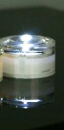 Waterdichte Led Zonne-energie Weg Stud Licht Reflecterende Grond Waarschuwing Lamp: white Flash