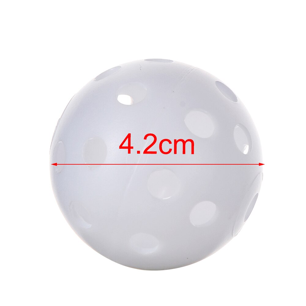 10 PCs Hollow Golf Balls Soft Practice Balls for Golf Training Indoor&Outdoor Ball Sports Tool Sports Equipment