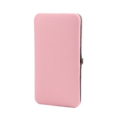 Makeup Eyelashes tweezer Tools Bag EyeLash Extension Tweezers Case Cosmetic Tool Storage Box For tweezer kit Tweezers Protective: pink