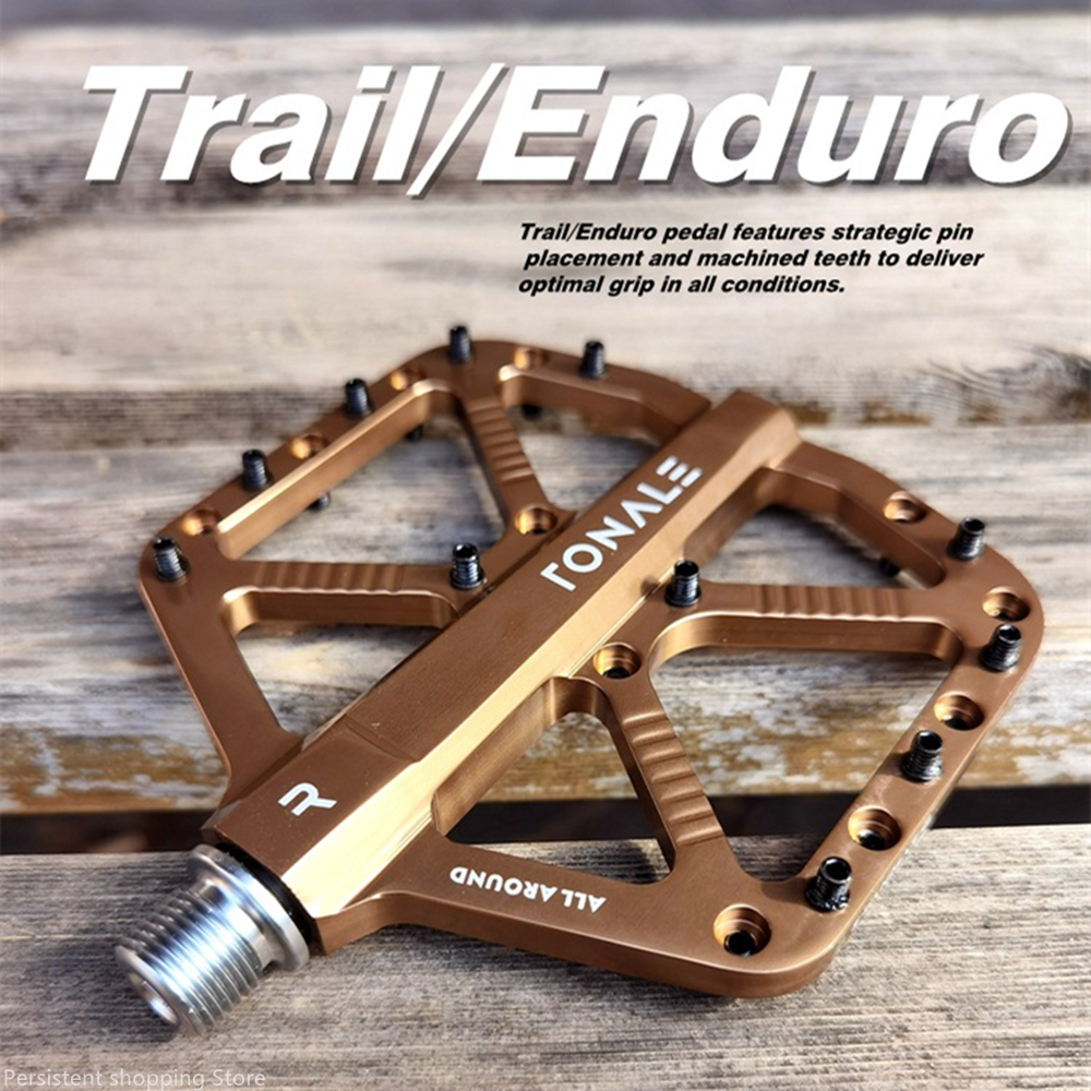 2025 Neue ultraleichte Mountainbike-Pedale, CNC-Aluminiumlegierung, poliert, 3-Lager-Pedale, MTB, Dirt Bike, rutschfeste Fahrradpedale
