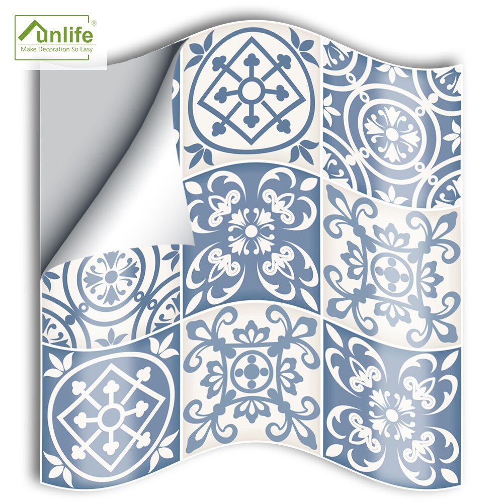 Funlife 25Pcs Marokkaanse Retro Toiletpapier Home Improvement Waterdichte Zelfklevende Wandtegel Sticker Keuken Badkamer Meubels