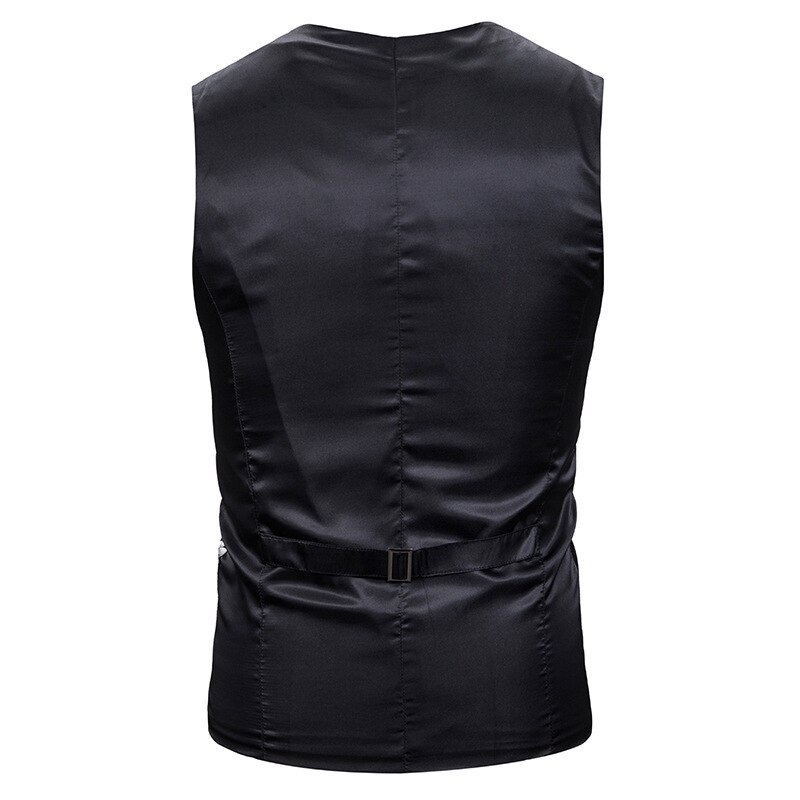 Heren kerstpak vest chaleco zilveren kerstman folie print smoking vest heren podium gilet heren kostuum