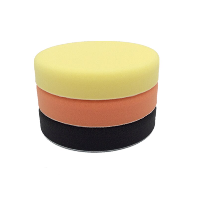 Herramientas de abrillantado para coche almohadilla de encerado para limpieza de pintura MARFLO, esponja pulidora para coche, doble acción, corte fino medio pesado