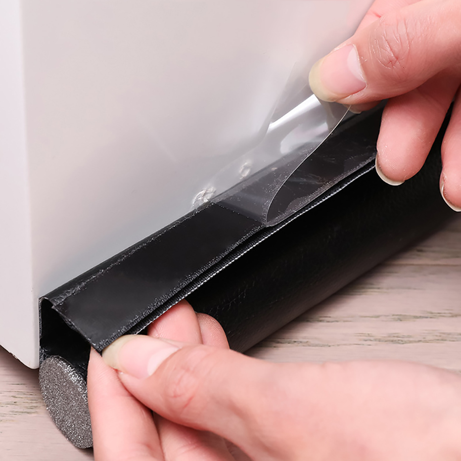 Verstellbarer Dichtung streifen für Tür boden dichtung streifen unter dem Türzug Stopper gegen Kälte, Wind dichter Spalt blocker, Akustik schaum