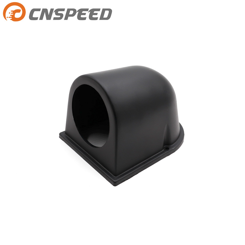 CNSPEED 52mm Zwart Single Gauge Houder Pod Gauge Cap Cup Dash Pod Mount Houder Plastic Houder Auto auto Meter