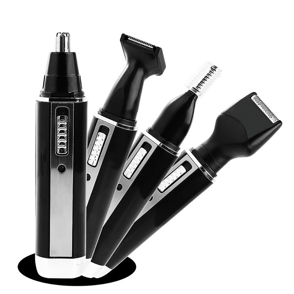 6 In 1 Neus Tondeuse Set Oplaadbare Tondeuse Titanium Tondeuse Elektrische Scheerapparaat Baard Trimmer Gereedschap Scheren Machine