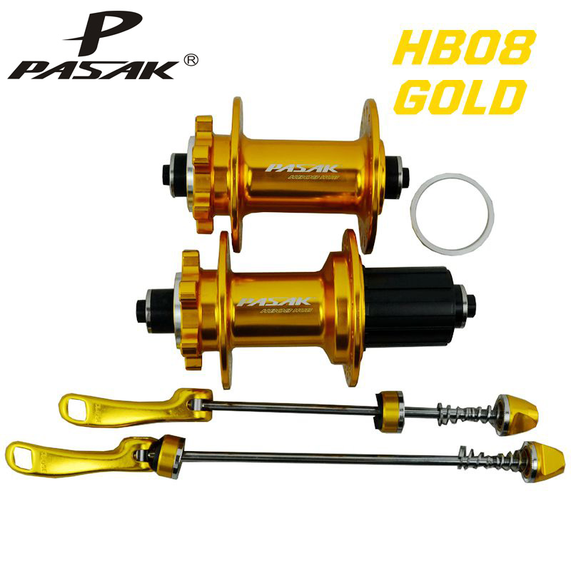 PASAK MTB Hub NBK 4 Sealed Bearing Hub 24/28/32 Holes Mountain Bike Hub Disc brake Aluminum alloy Bicycle Hub 8/9/10/11/12Speed: Burgundy