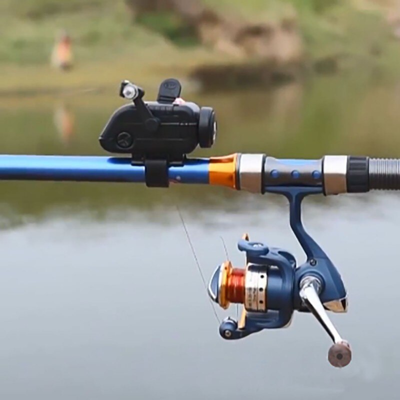 Waterdicht Alarm Zwarte Hoge Gevoelige Fish Bite Alarm Verstelbare Volume Hengel Signal Device Aas Alertor Fishfinder