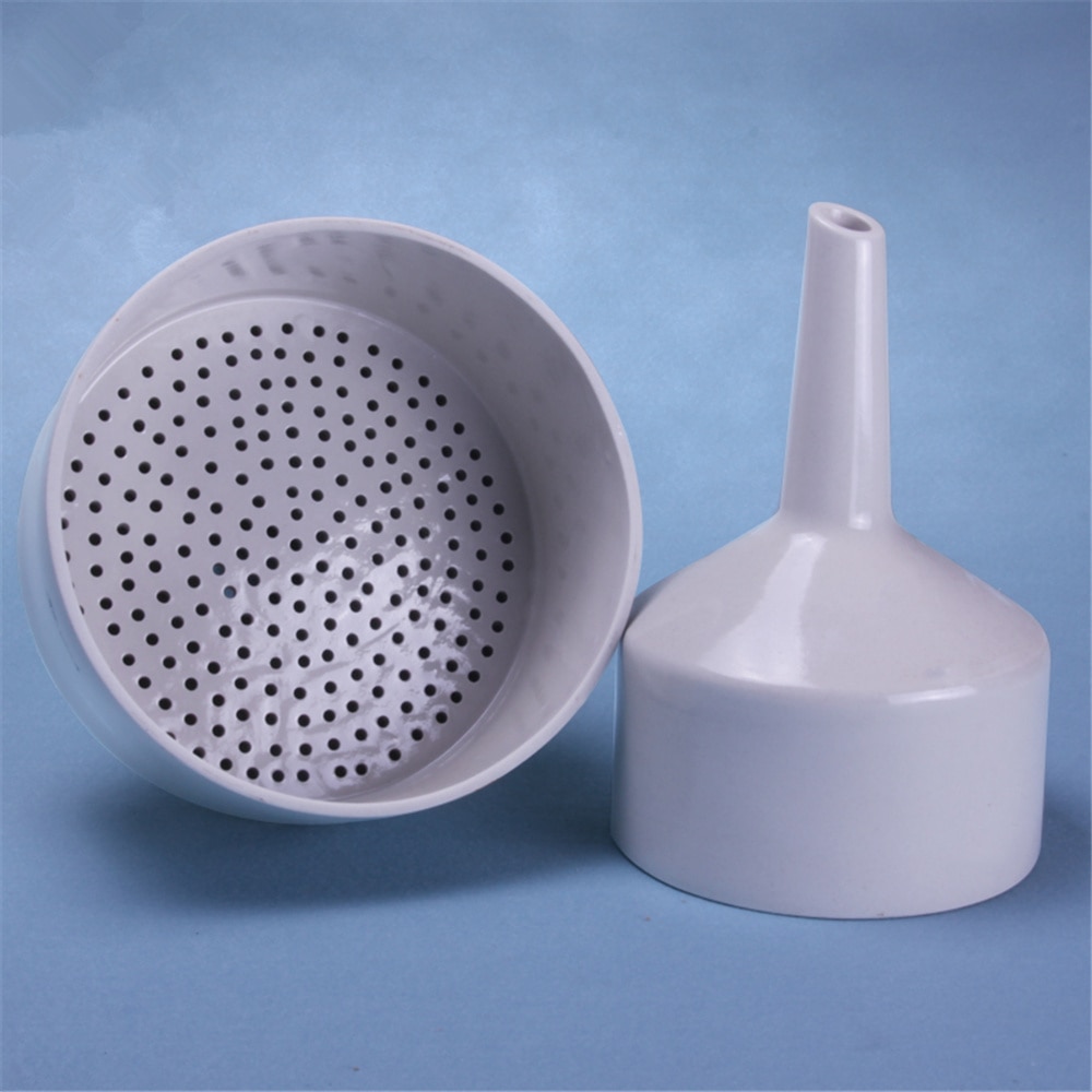 Porcelæn buchner tragt til overførselsvæsker 60mm/80mm/100mm/120mm/150mm/200mm laboratoriefiltreringsfilter porøs tragt