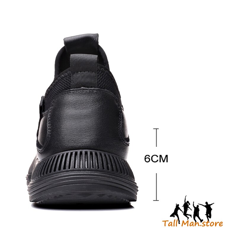 Men Elevator Shoes Men Sneakers Height Shoes Insoles 6CM Height Increase Shoes Tall Shoes