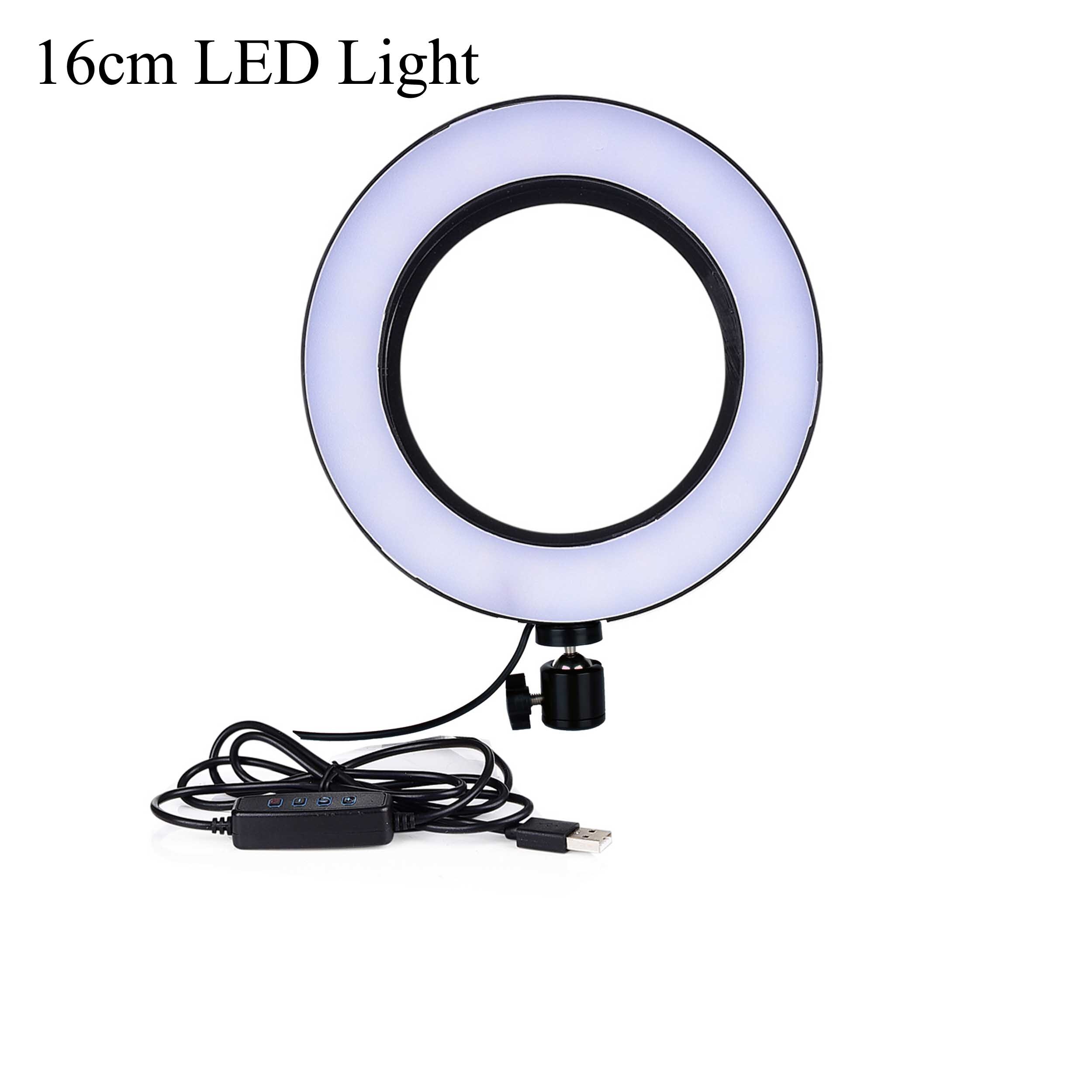 LED Ring Light with Bluetooth 10''/6'' Dimmable Kit 3200-5600K 55CM Tripod for Tik Tok Vlog Video Shooting Portrait: 3300 K