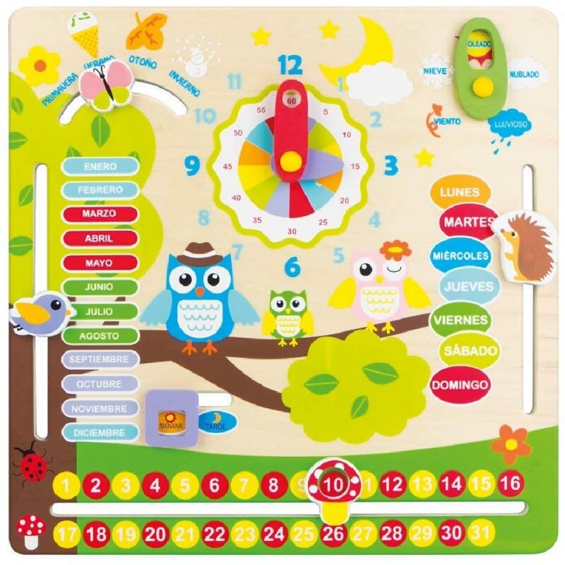 Houten Educatief Spel Uilen