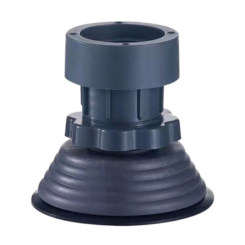 1PC Washing Machine Feet Pads Anti-Vibration Pads Height Adjustable Non-slip Pad Furniture Lifting Foot Furniture Protector: Dark Grey