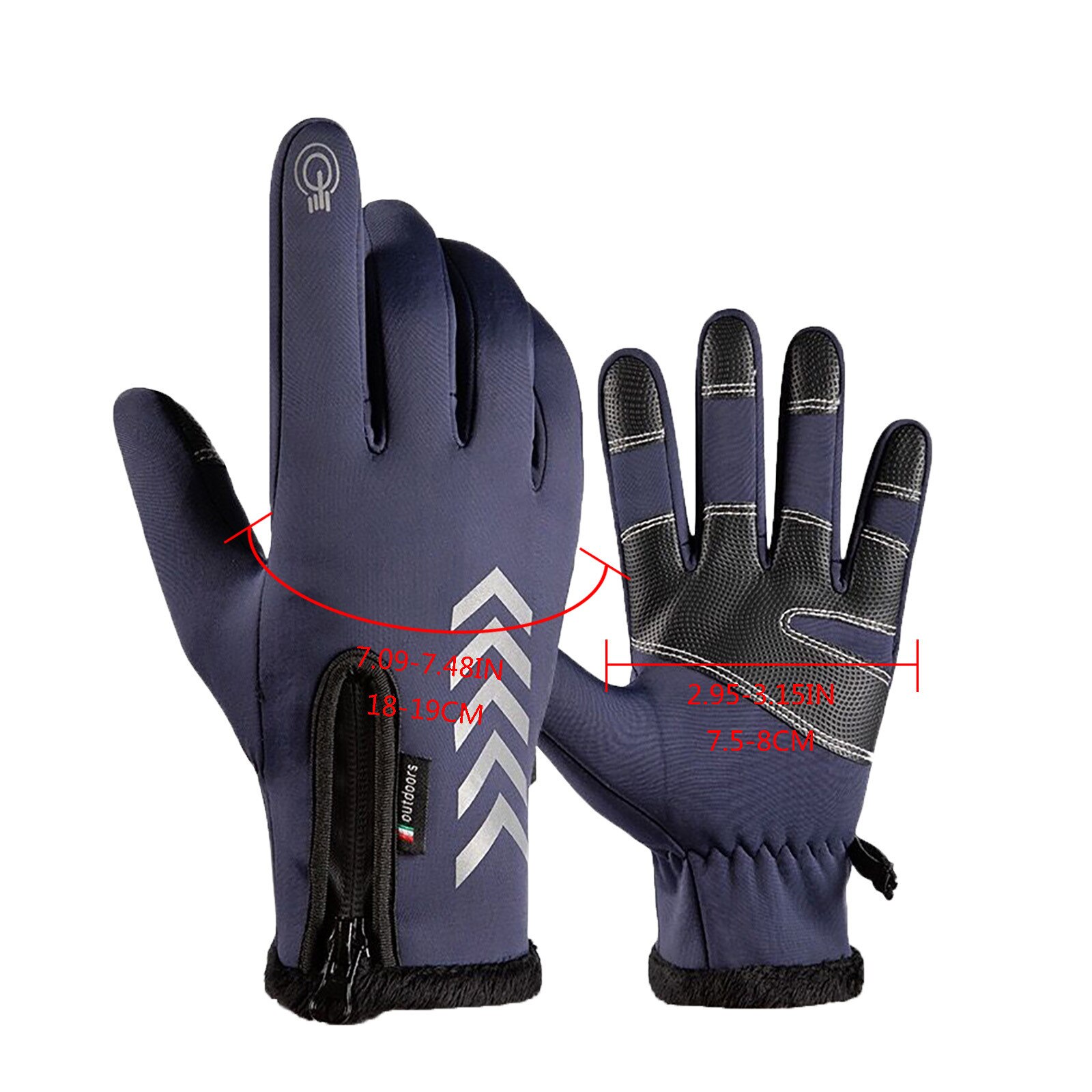 Guantes Térmicos cálidos para ciclismo, guantes transpirables y cálidos para deportes al aire libre, pantalla táctil, para invierno, Outsid
