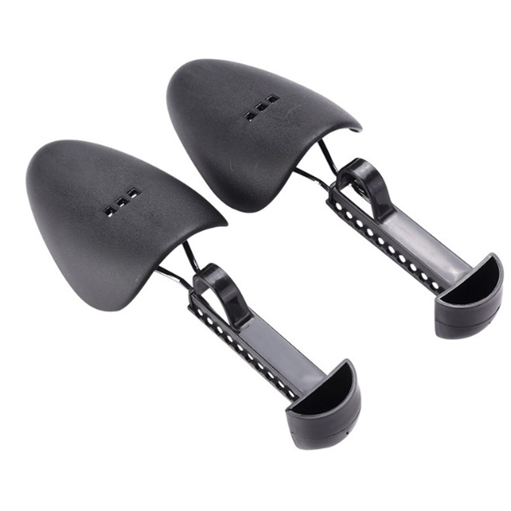 1 Pair Adjustable Men Women Shoe support Plastic Boots Shoe Stretcher Durable Shoes support Extender Plastic Black Accessories