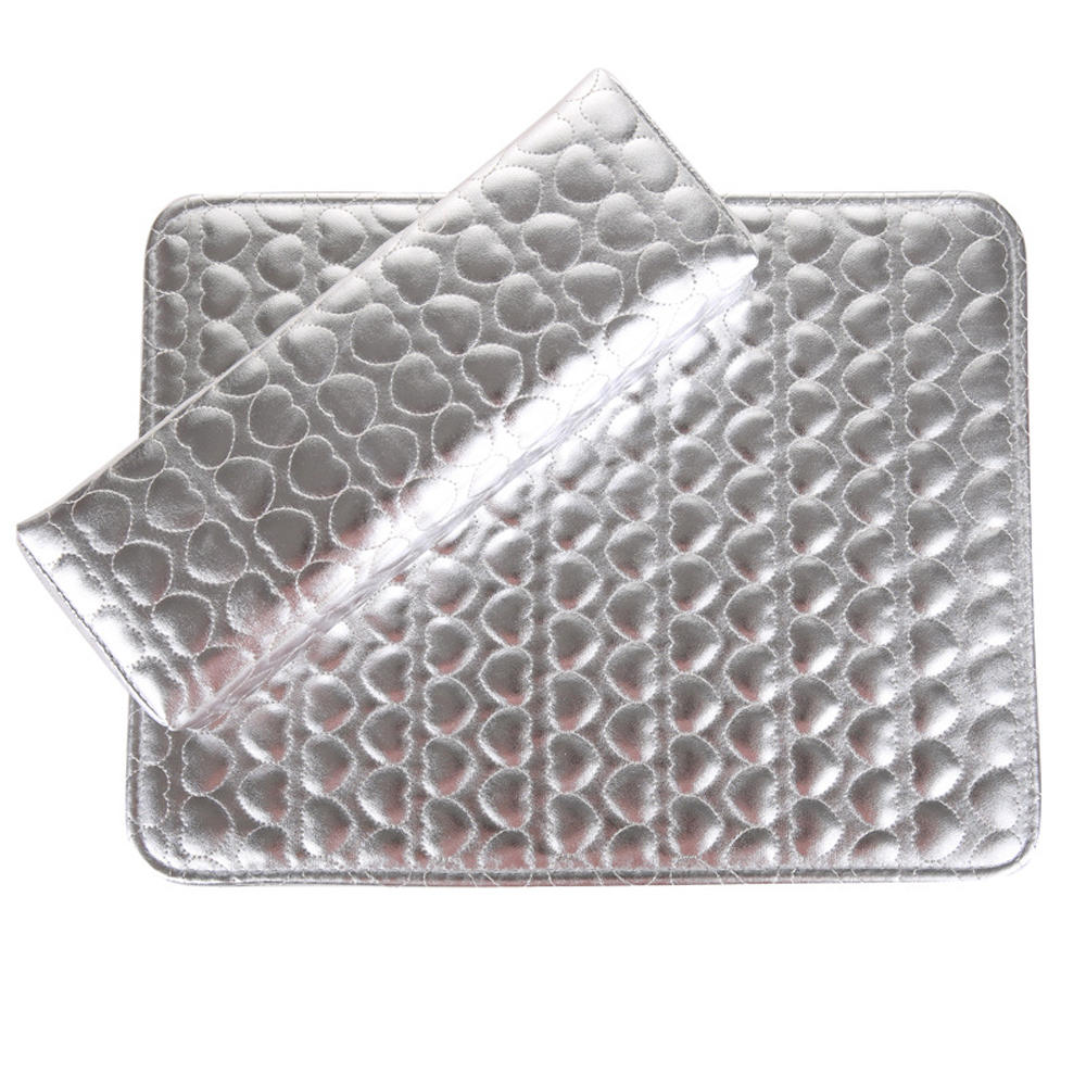 Almohadas de cuero para reposabrazos, soporte de cojín semicircular para manicura en salón de belleza, artístico: 6