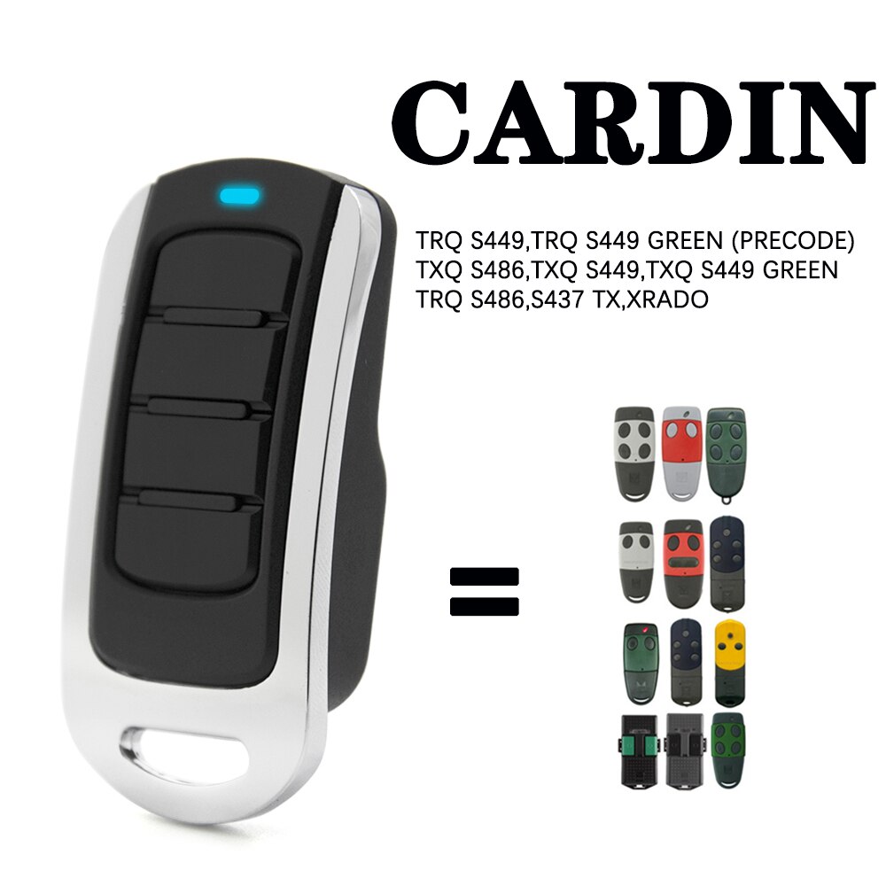Compatibile CARDIN S449 QZ2 box auto duplicatore telecomando clonazione codice apriporta 433MHz Cardin S486: 008PLUS