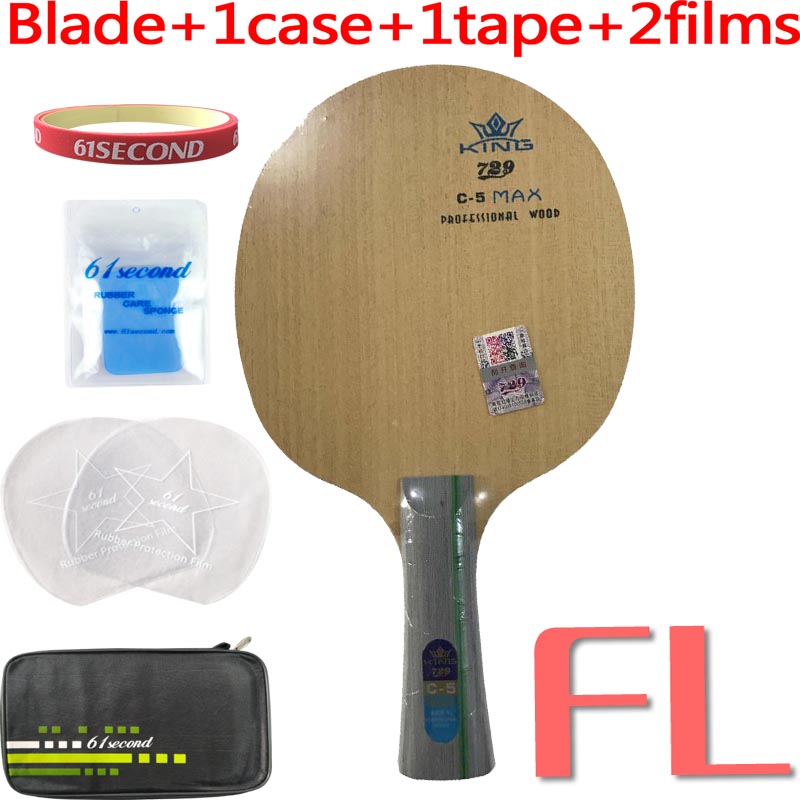 Ritc 729 Vriendschap C-5 (C5 C 5) Tafeltennis Blade Voor Tafeltennis Racket: FL with FM case