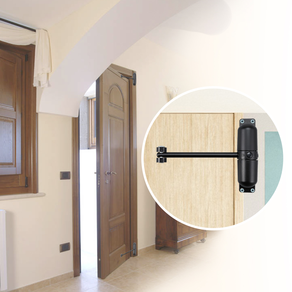 Automatische Deurdranger Wiel Roller Lente Deur Sluiten Stopper