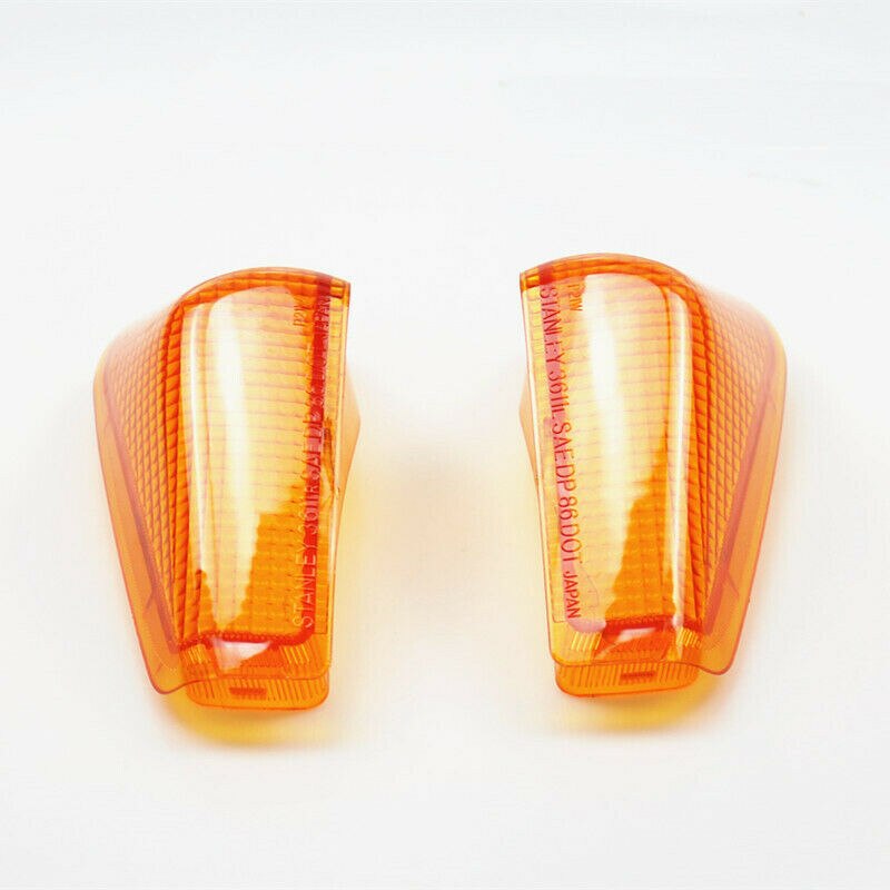 Racing Motorbike Front Turn Signal Light Lens Cover For Kawasaki EX250 ZZR 250