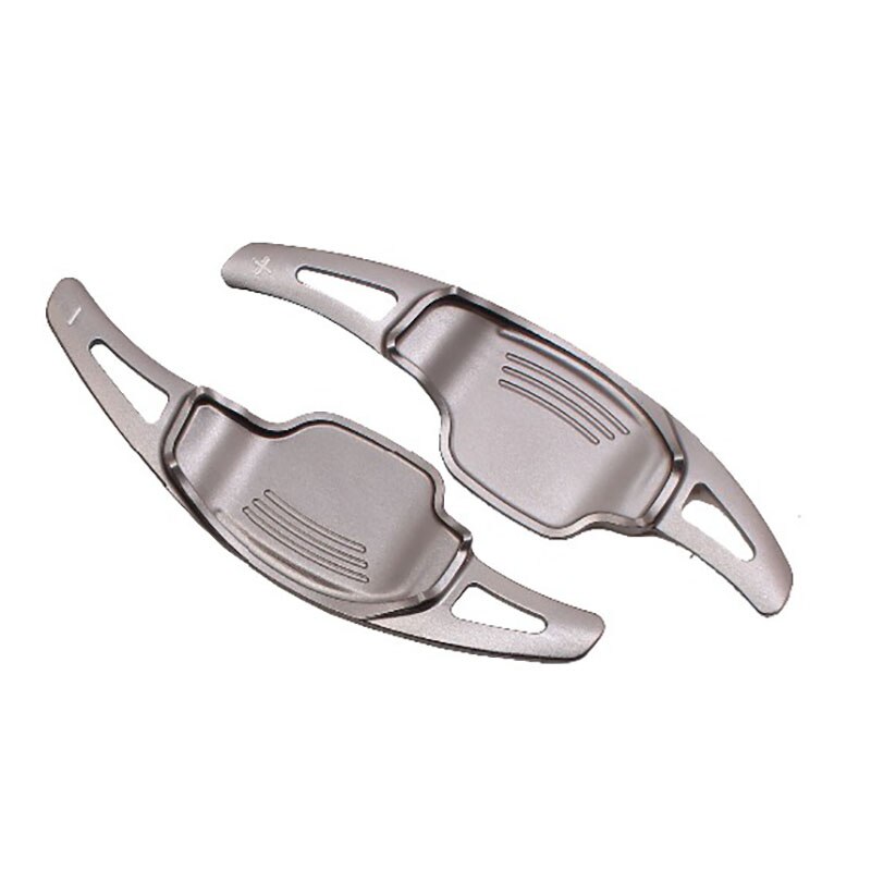 For Opel for Vauxhall Insignia Car Styling Interior Accessories Steering Wheel Paddle Shifters DSG Extension Extens: Gray