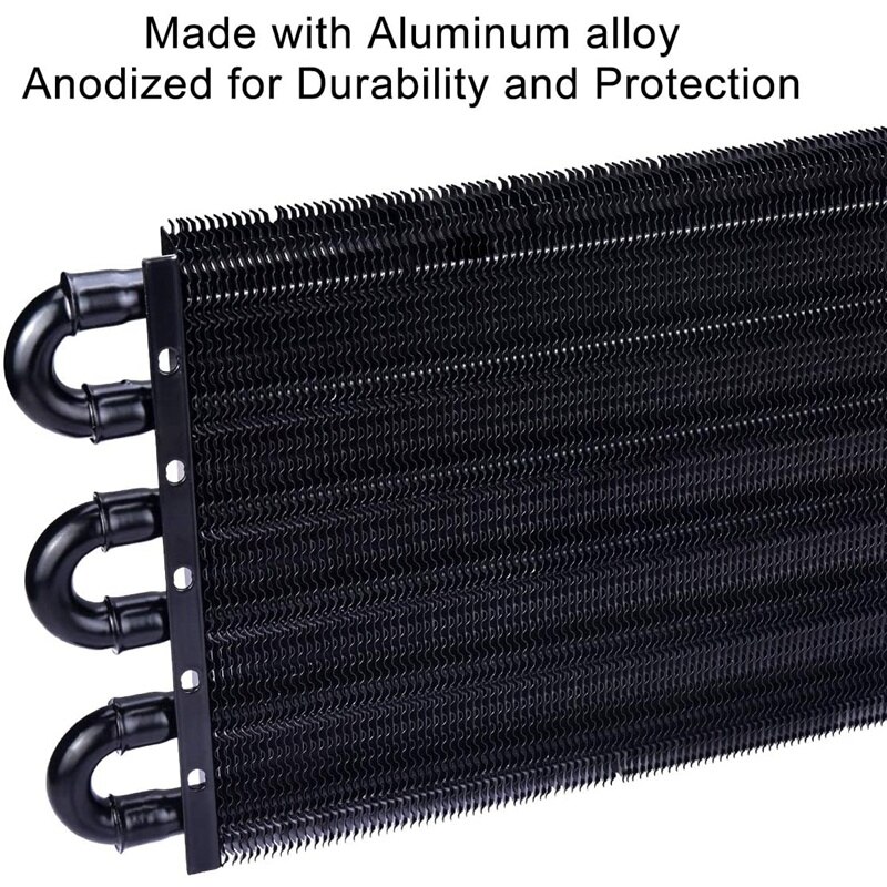 Car Condenser 6 Pass Tube and Fin Transmission Cooler Air Conditioning Tube Belt Condenser Universal Oil Cooler