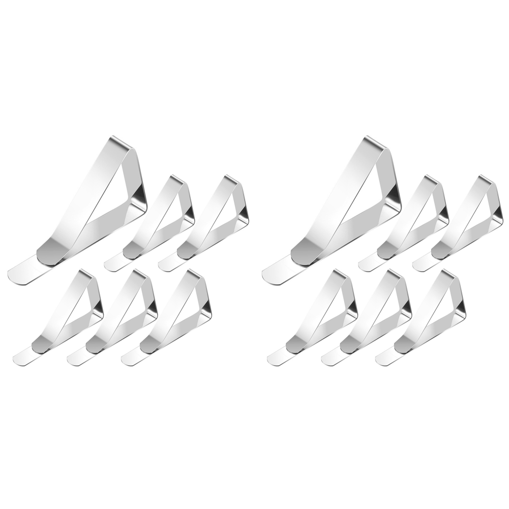 12-4 kpl pöytäliinan pidikkeitä, pöytäliinan pidikkeet, kiinnitys  to 1.7 tuuman paksuisiin pöytiin juhliin, häihin, pöytäliinan pidikkeet, koristeelliset: Vihreä