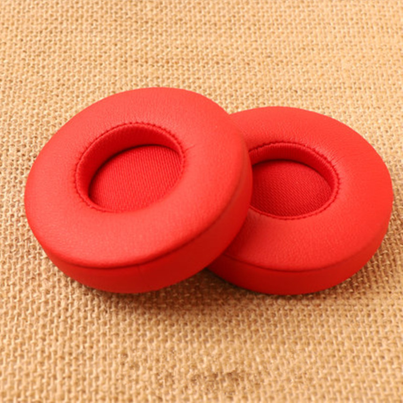 Replacement Cushions Ear Pads - for Beats EP On-Ear, Headphones Repair Parts Earmuff Earpads Cup Pillow Cover Portable Audio: Red
