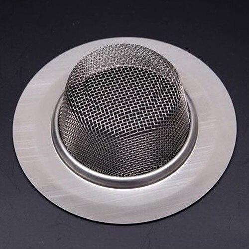 Thuis Badkamer Gootsteen Afvoer Zeef Rvs Mesh Gat Filter Stopper Afval Plug Badkamer Haar Vergiet Catcher