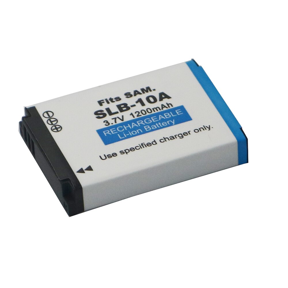 2 stks SLB-10A SLB 10A SLB10A Camera Batterij Voor Samsung SL102 SL202 SL420 SL620 SL820 HZ10W HZ15W ES55 L100 L110 l200 L210 L310W