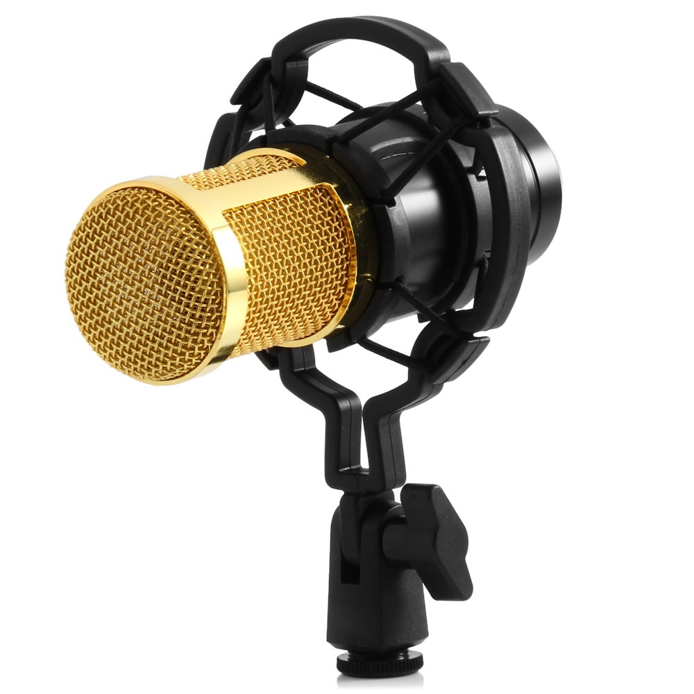 Zeepin BM-800 condensateur dynamique micro filaire micro Studio de son pour Kit d'enregistrement KTV karaoké avec support de montage anti-choc Mikrafon